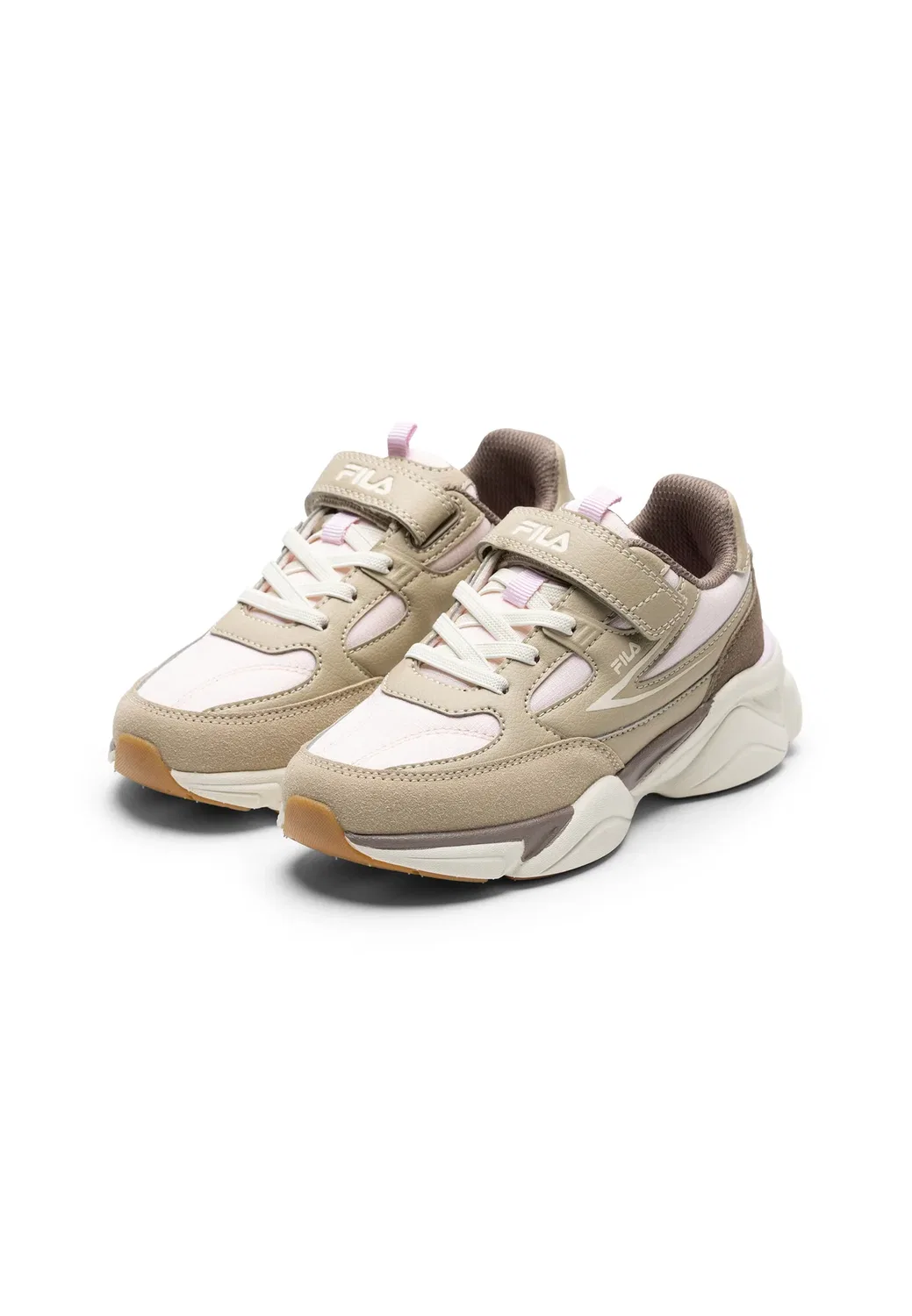 Обувь Recade на липучках, детская, унисекс - кроссовки Fila, Oxford Tan-Carinaria — фото 2