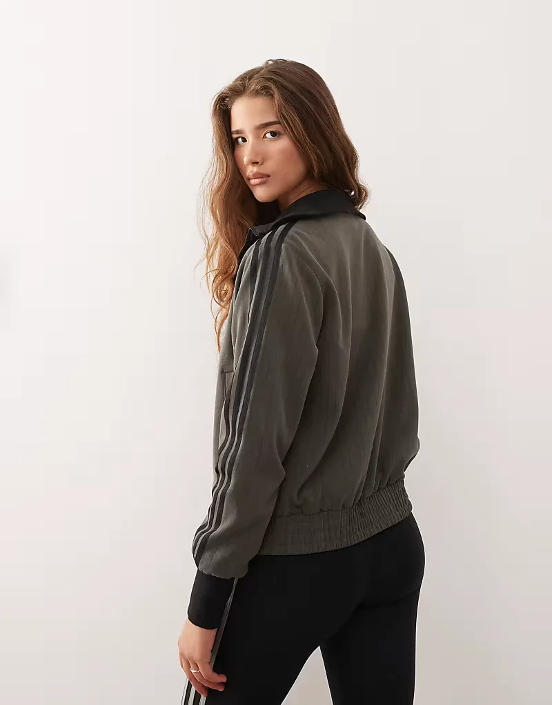Спортивная куртка Adidas Originals коричневого и, черный — фото 2