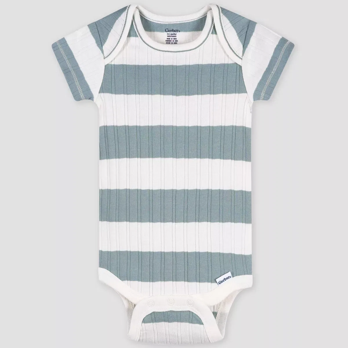 Детский боди-комбинезон с коротким рукавом 2шт NEWBORN, Blue — фото 3