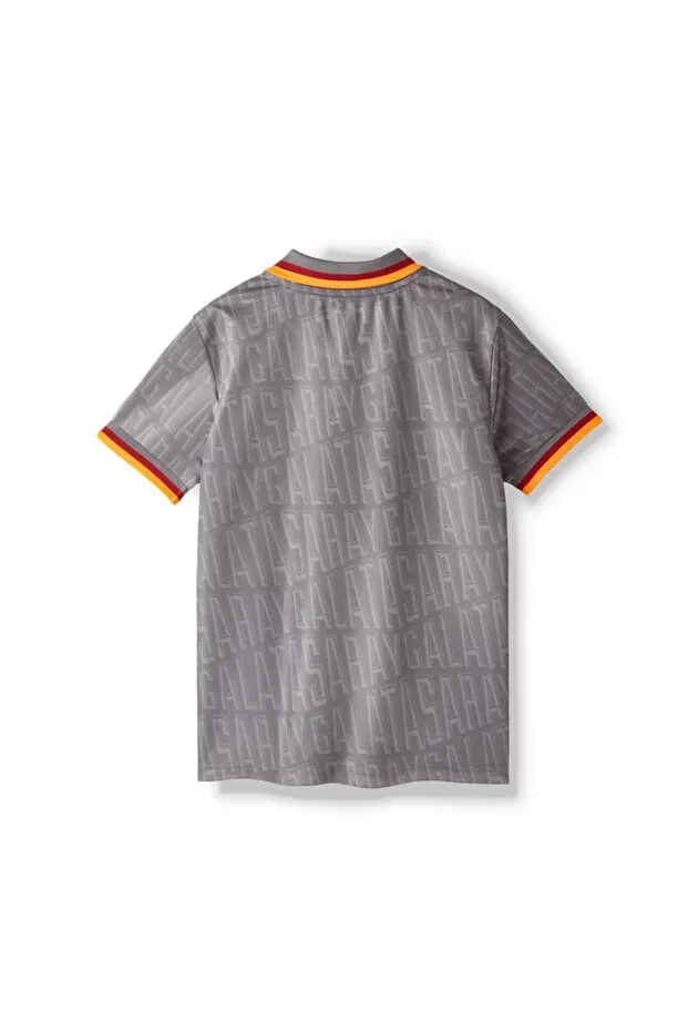 Детское поло с коротким рукавом Galatasaray match day polo t-shirt c251319 Gsstore, Gray — фото 3