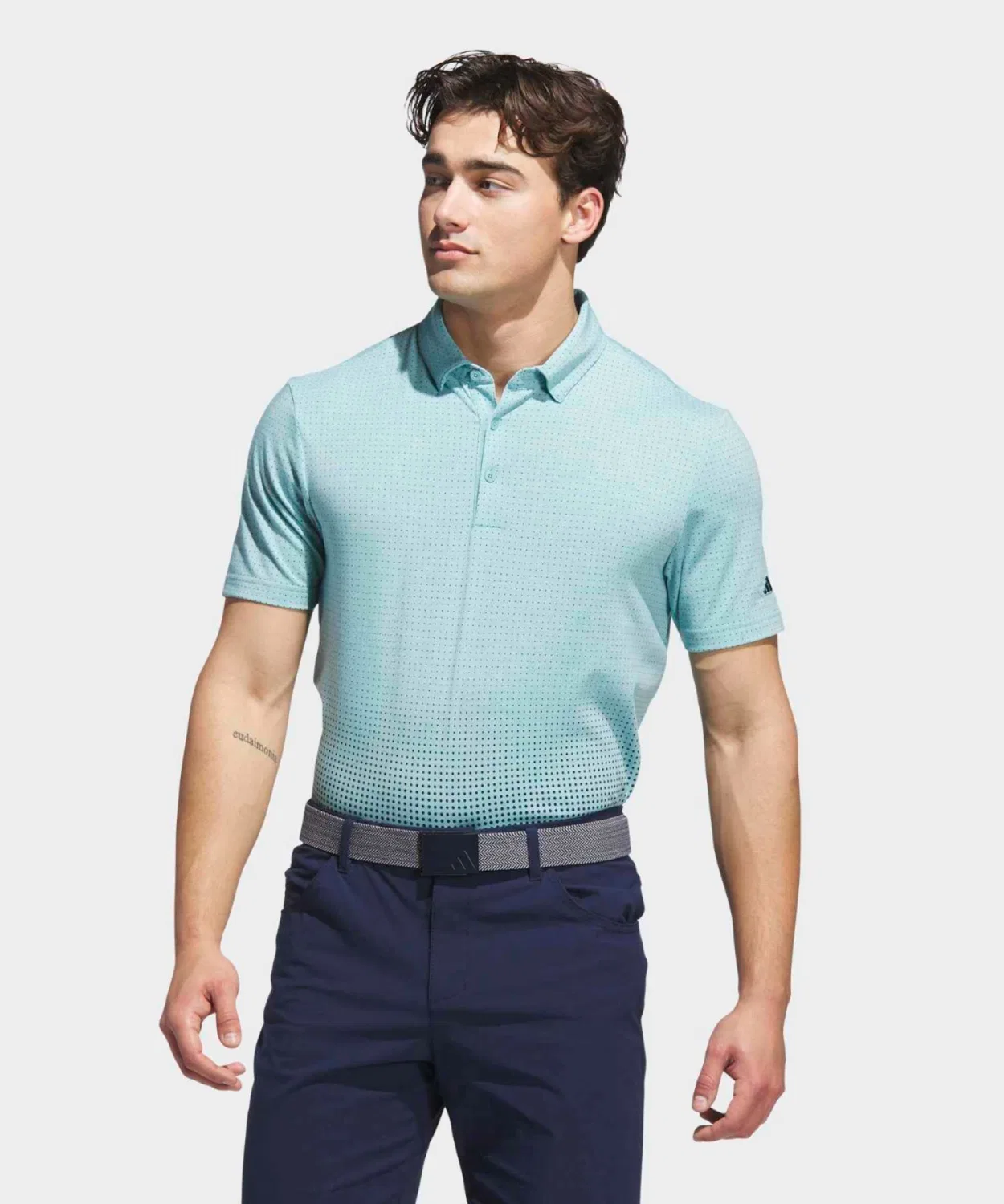 Мужское поло с принтом GO-TO PRT POLO Adidas, Мятный
