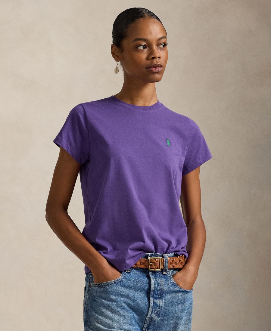 

Женская футболка с круглым вырезом Polo Ralph Lauren, Purple Cactus, Зеленый, Женская футболка с круглым вырезом Polo Ralph Lauren, Purple Cactus
