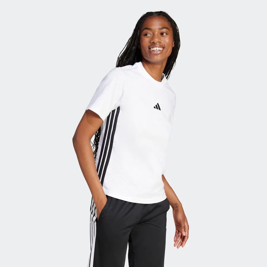 Женская футболка с коротким рукавом W 3s Sj T adidas, Белый — фото 2
