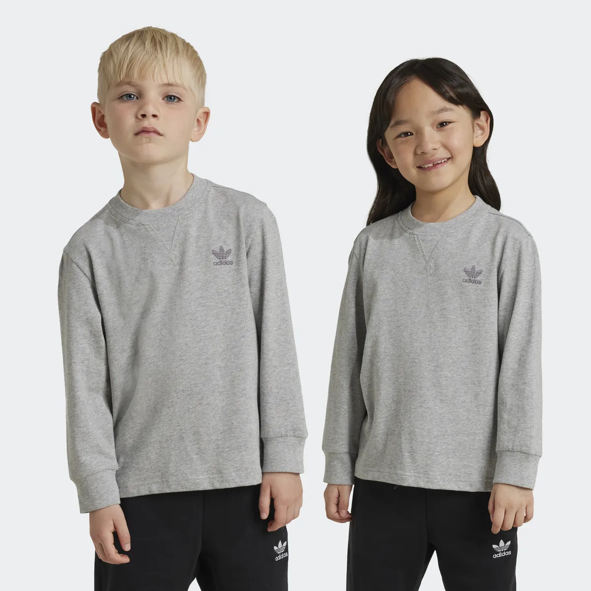 

Рубашка с длинными рукавами Adidas Originals "LONG SLEEVE", серый