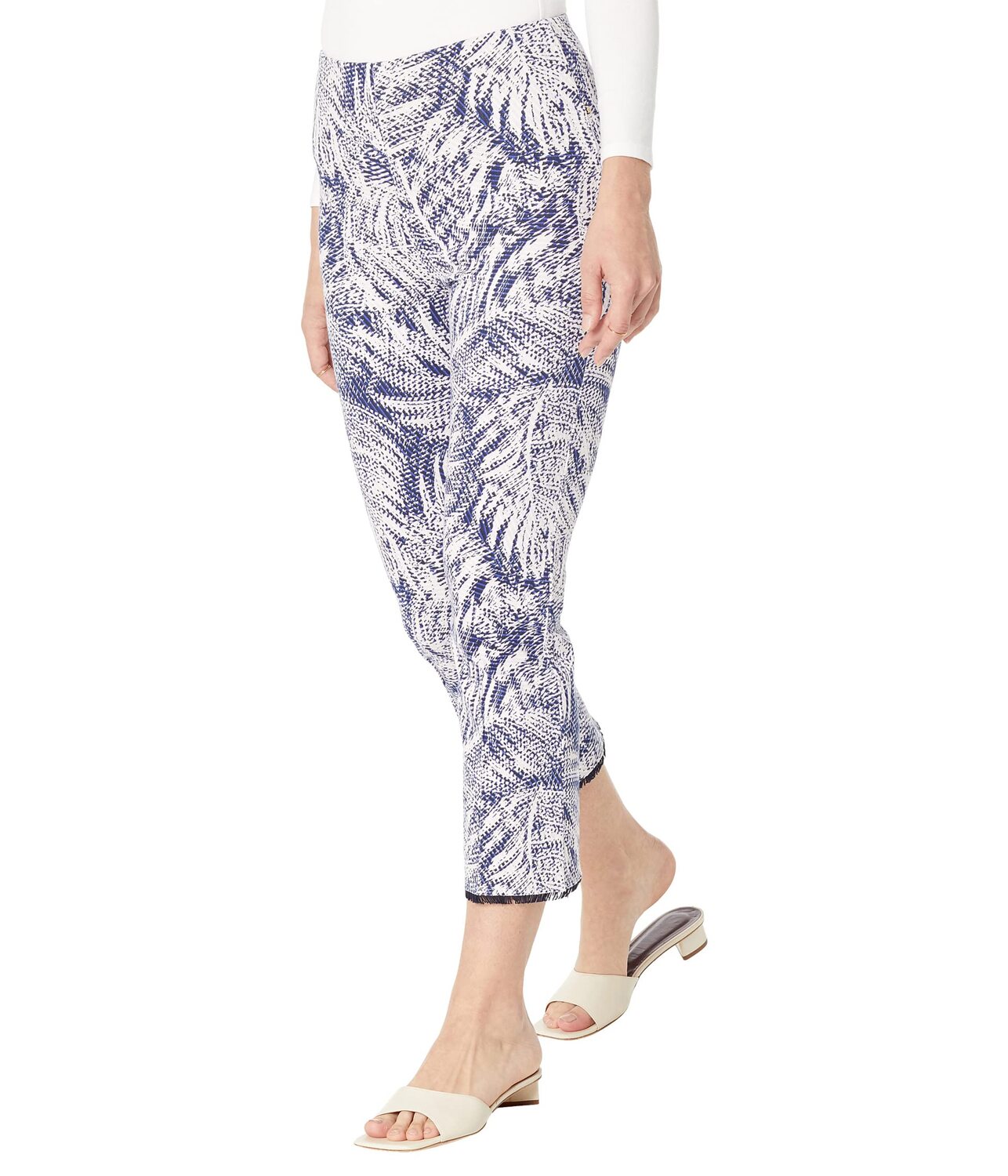 

Джинсы Lysse, Daria Patterned Knit Denim Crop