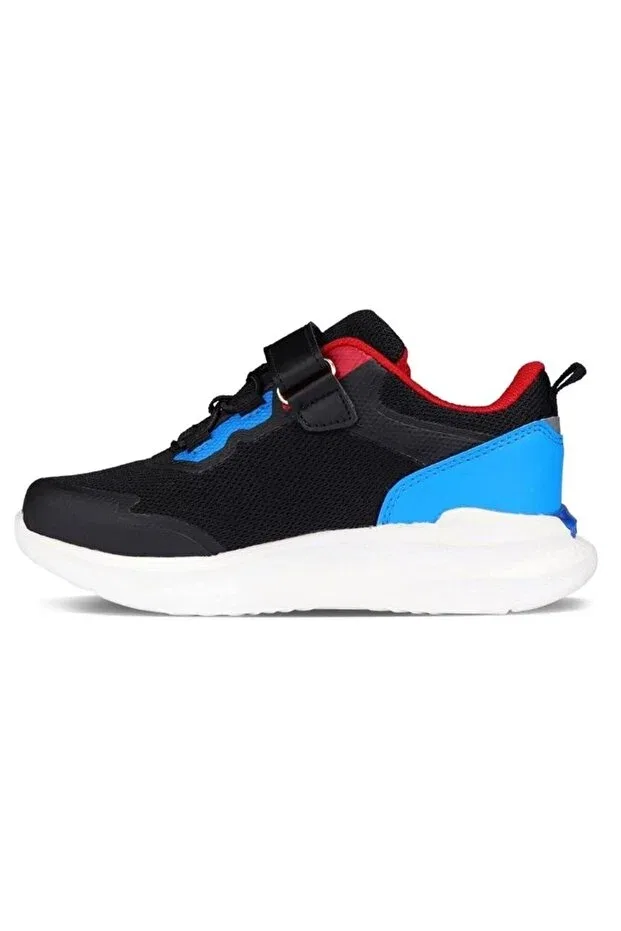 Детские спортивные кроссовки для девочек ортопедические Yancy Vicco, Black And Blue — фото 2