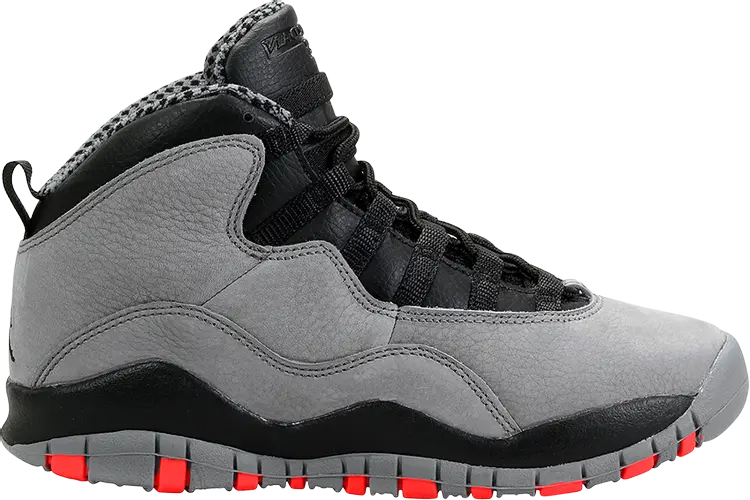 

Кроссовки Air Jordan 10 Retro GS Cool Grey, серый