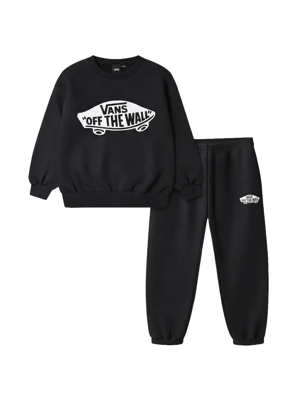 Спортивный костюм с логотипом Vans Kids, черный