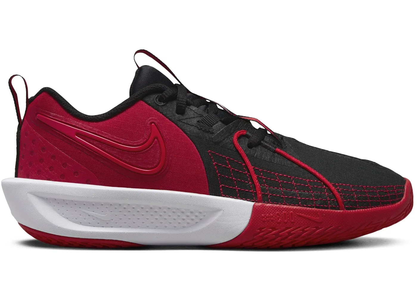 Детские кроссовки для баскетбола Nike GT Cut 3, Black/White/University Red