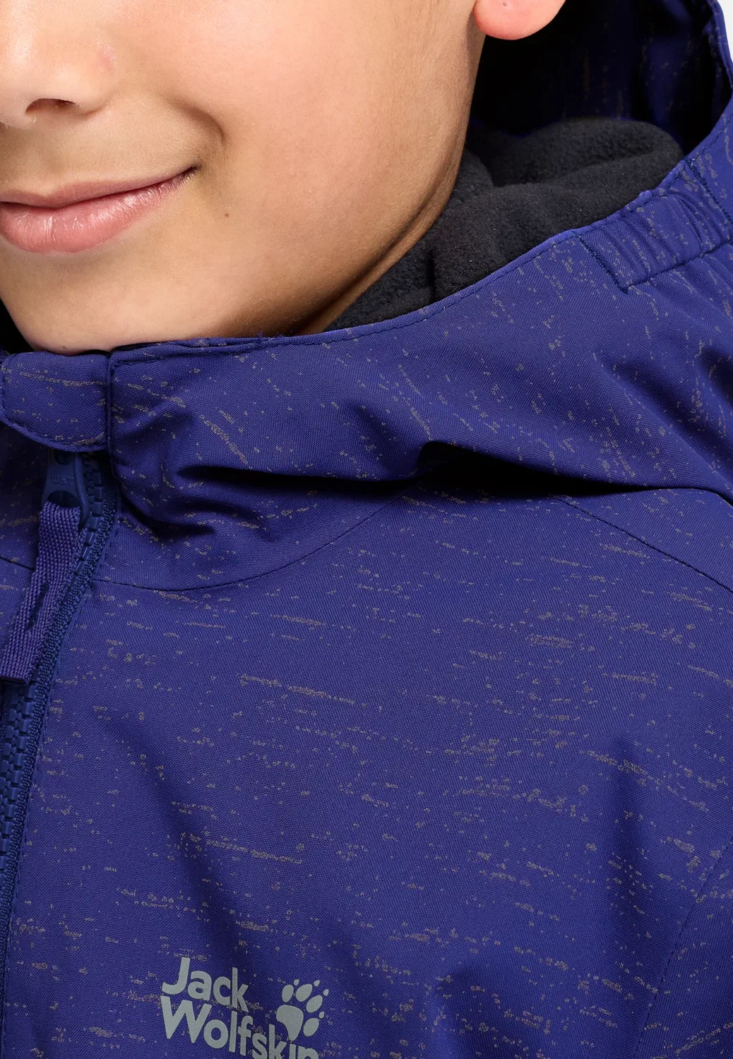 Куртка Go glow унисекс из софтшелла Jack Wolfskin, Glow Ink — фото 2
