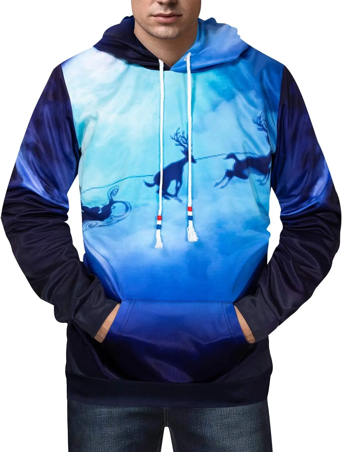 

JPOJPO унисекс худи с 3D принтом