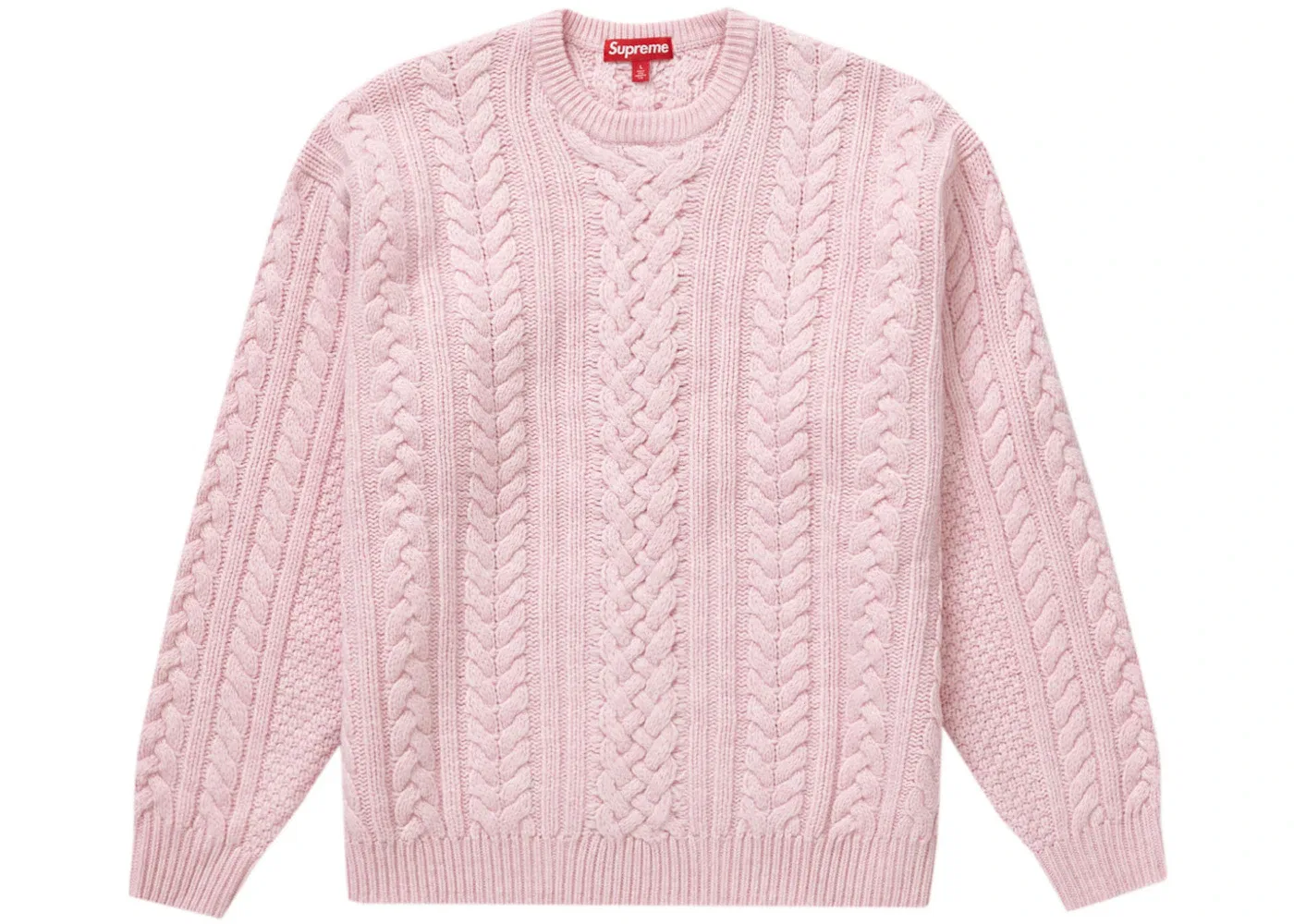 Мужской свитшот с аппликацией Supreme, Pink