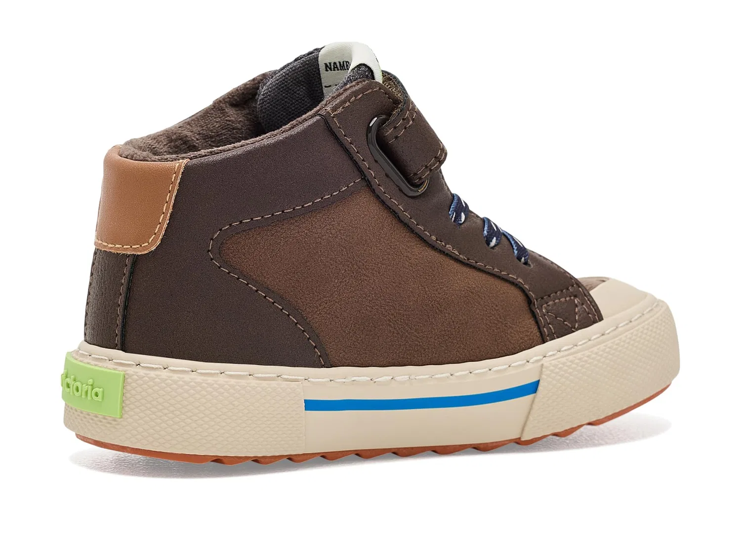 Кроссовки Tribu Tira & Elastico Efecto Piel (для малышей, маленьких и больших детей) Victoria Kids, Marron — фото 4