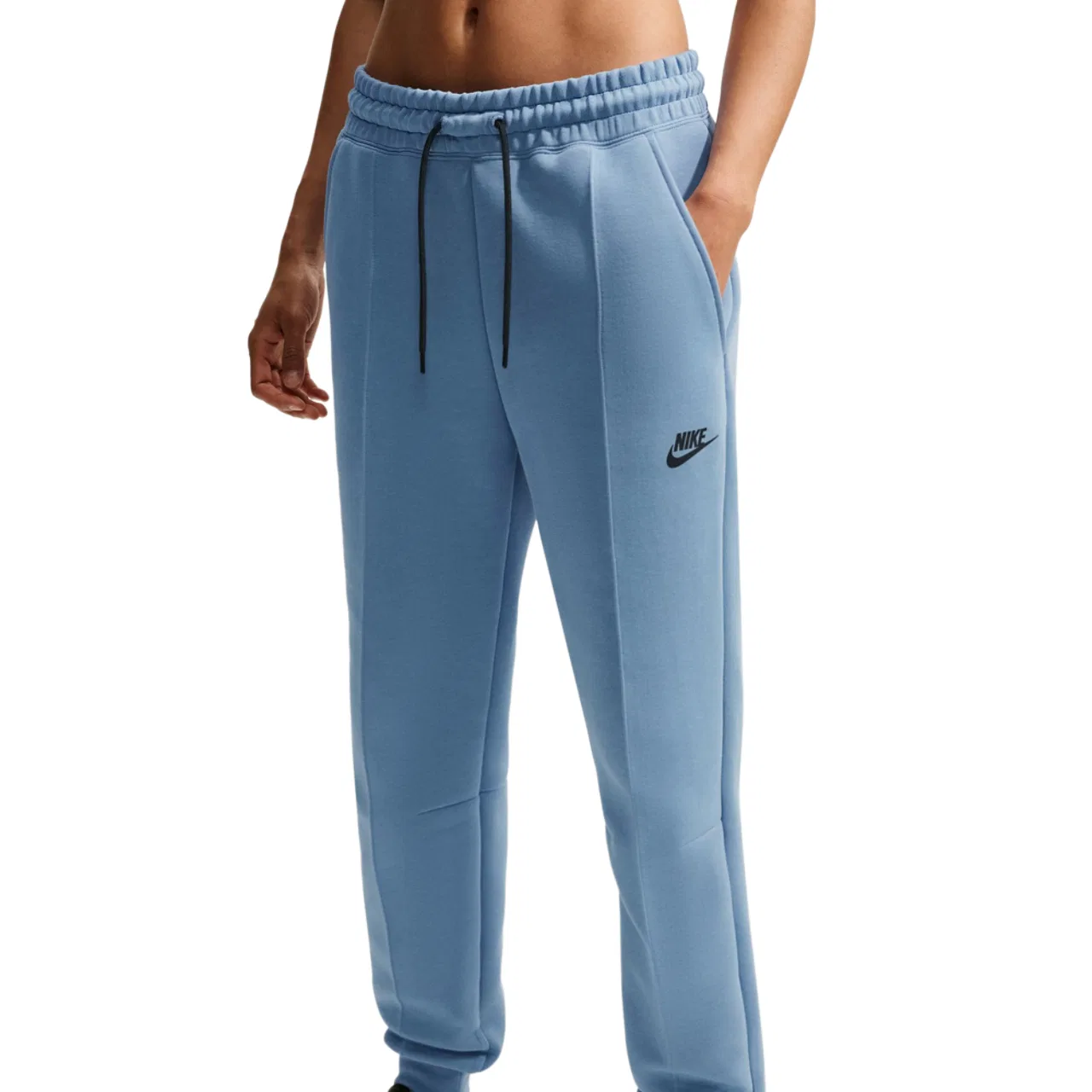 Женские джоггеры из футера Tech Fleece Nike, Black/Blue
