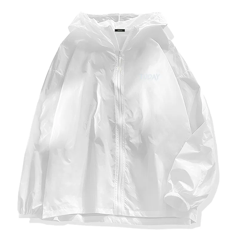 Детская ветровка с защитой от солнца UPF50+ MINISO, White Ma Chang Blue Graffiti Chest Logo