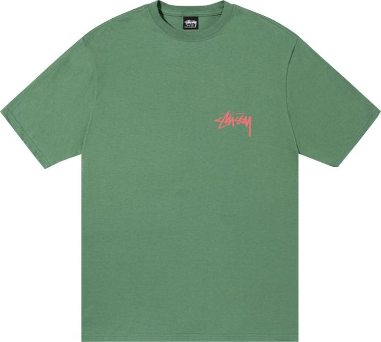 

Футболка Stussy IST Lion Tee 'Green', зеленый