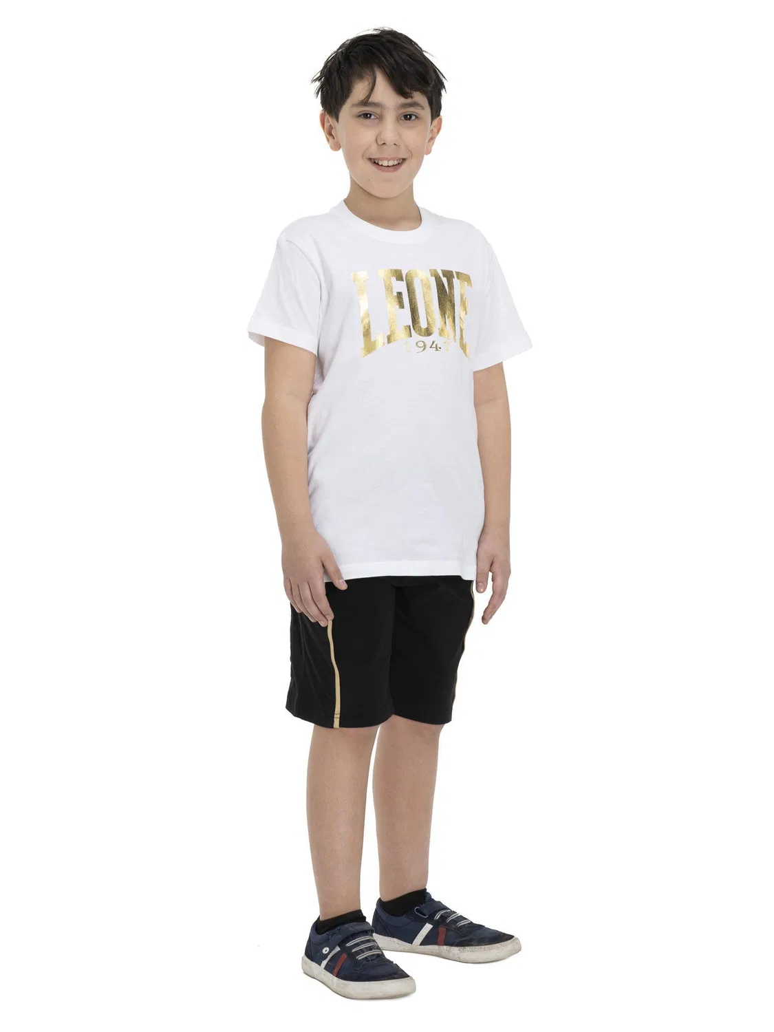 Детский спортивный костюм Gold Line Leone 1947 Apparel, Weiß Schwarz — фото 3
