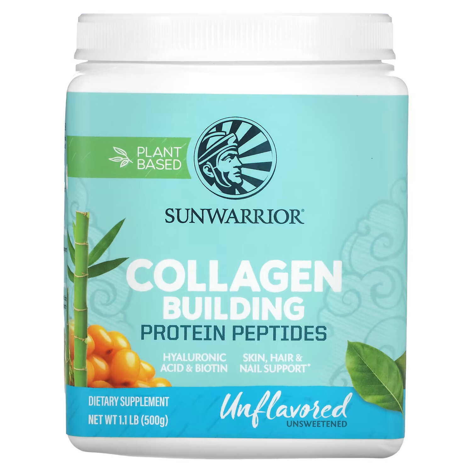

Sunwarrior, Пептиды из белка для формирования коллагена, натуральные, 500 г