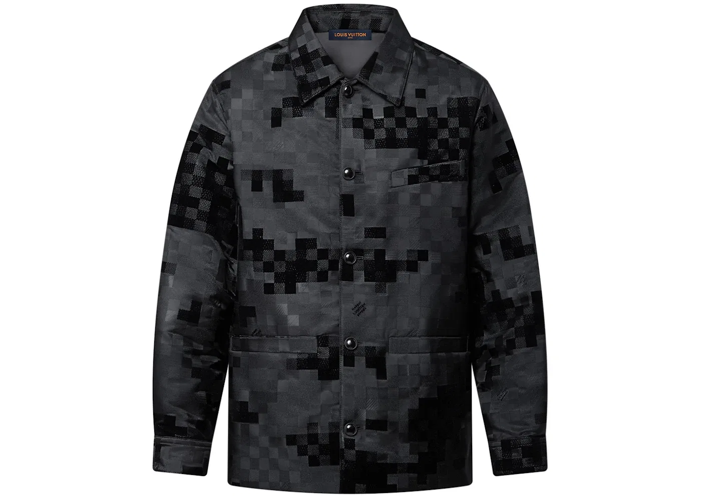 Мужская рубашка-овершерт с принтом Overshirt Louis Vuitton, Black