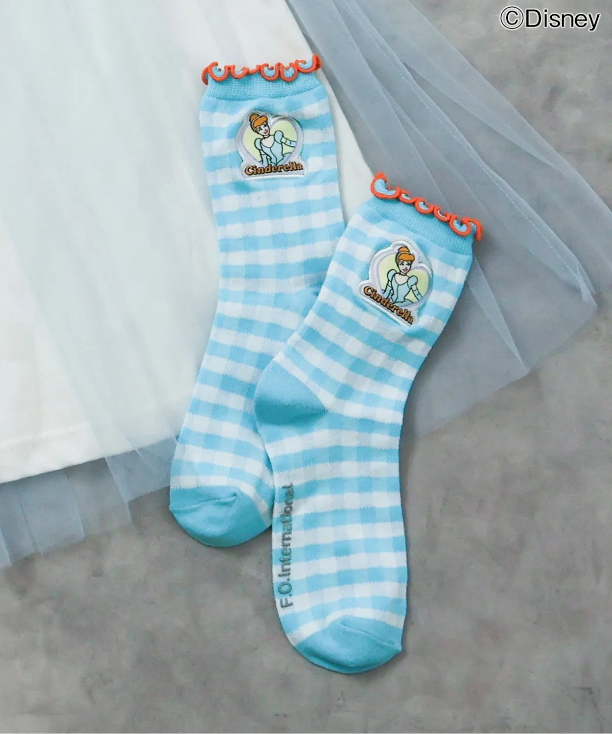 Детские носки с принтом Disney Princess BREEZE, Sax Blue