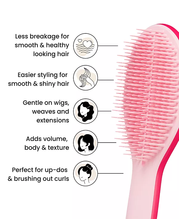 Идеальная расческа для укладки волос Tangle Teezer, sweet pink — фото 3