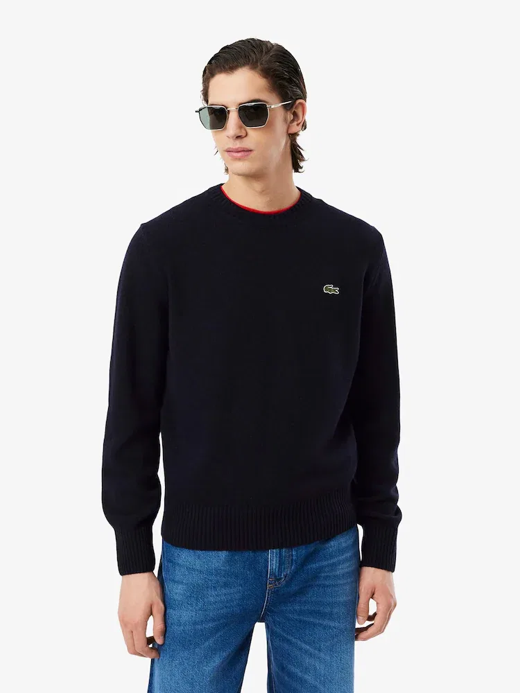 Свитер шерстяной Crew Neck LACOSTE