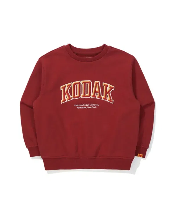 Свитшот с принтом, Kodak Kids, красный