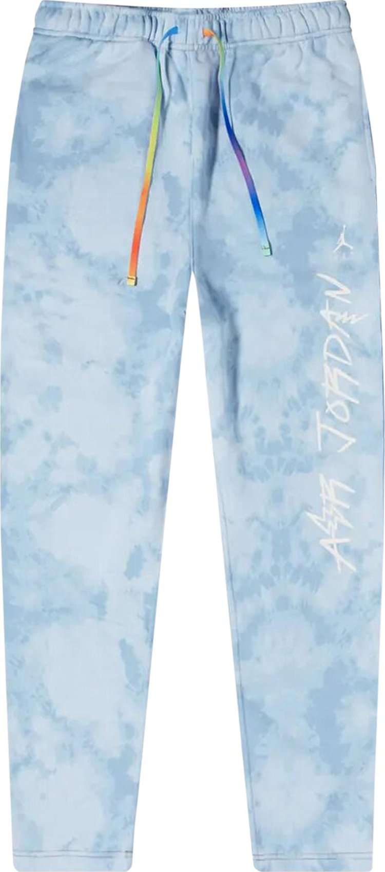 Брюки Air Jordan x J Balvin Fleece Pants 'Celestine Blue/Leche Blue', синий - фото