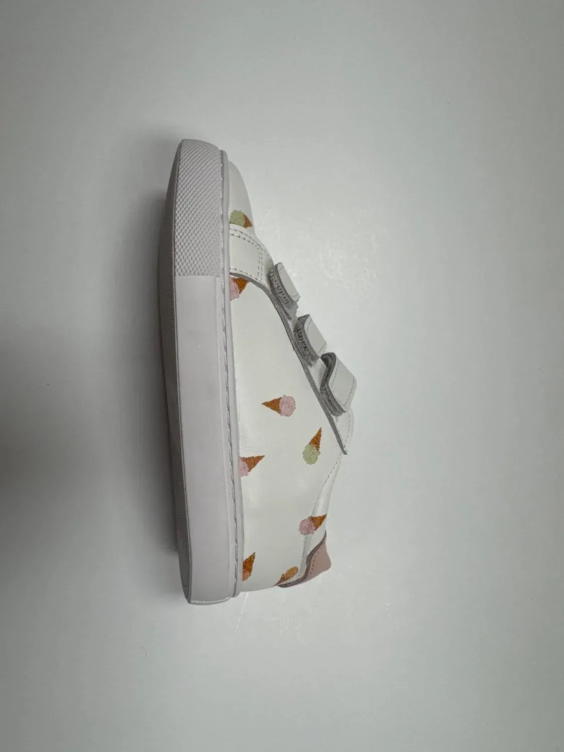 Детские кроссовки для девочек на двойной липучке Scarlet Double Vl Sneaker 1936, White Leather — фото 2