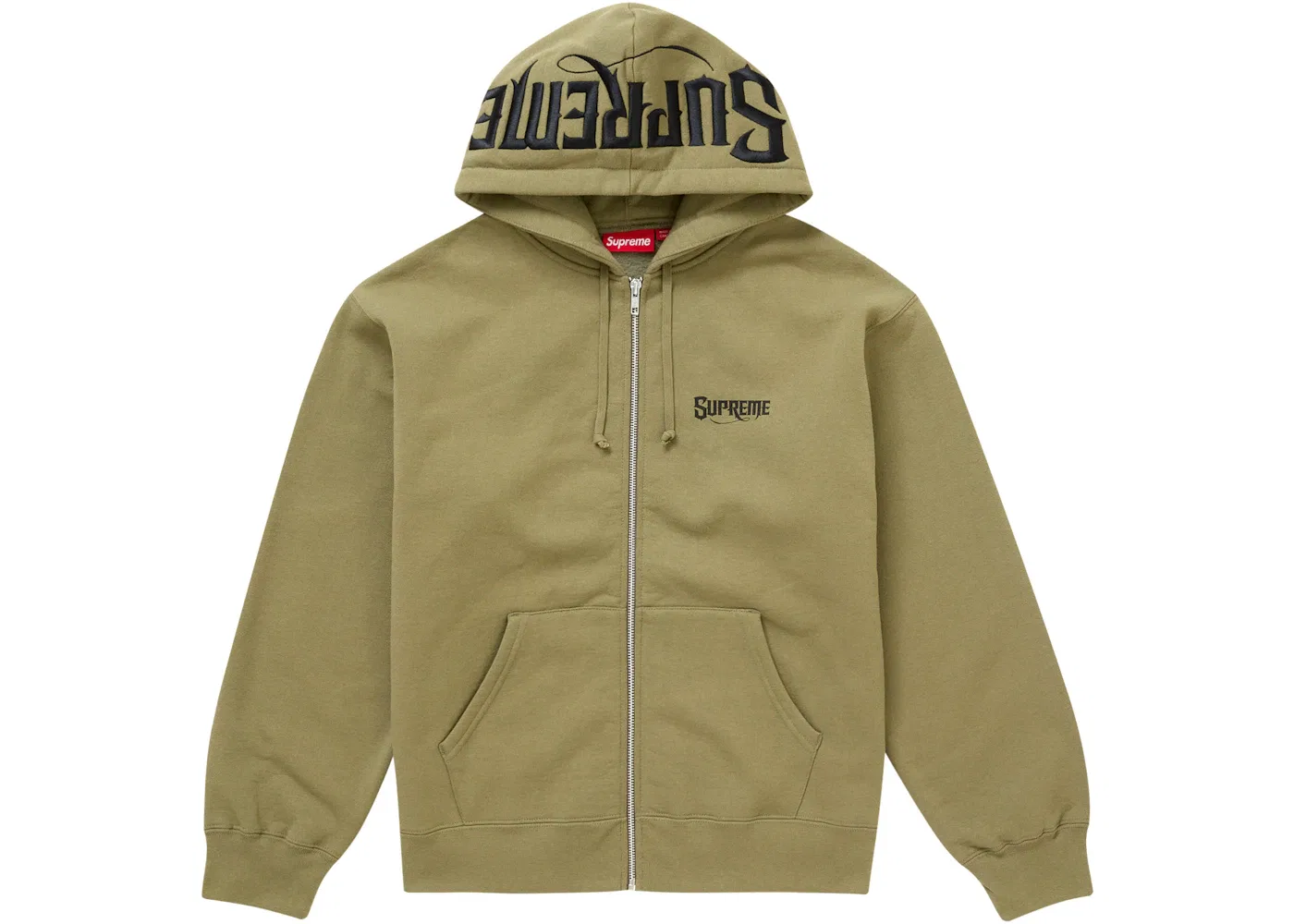 Мужская худи с капюшоном с принтом Mister Cartoon Supreme, Light Olive