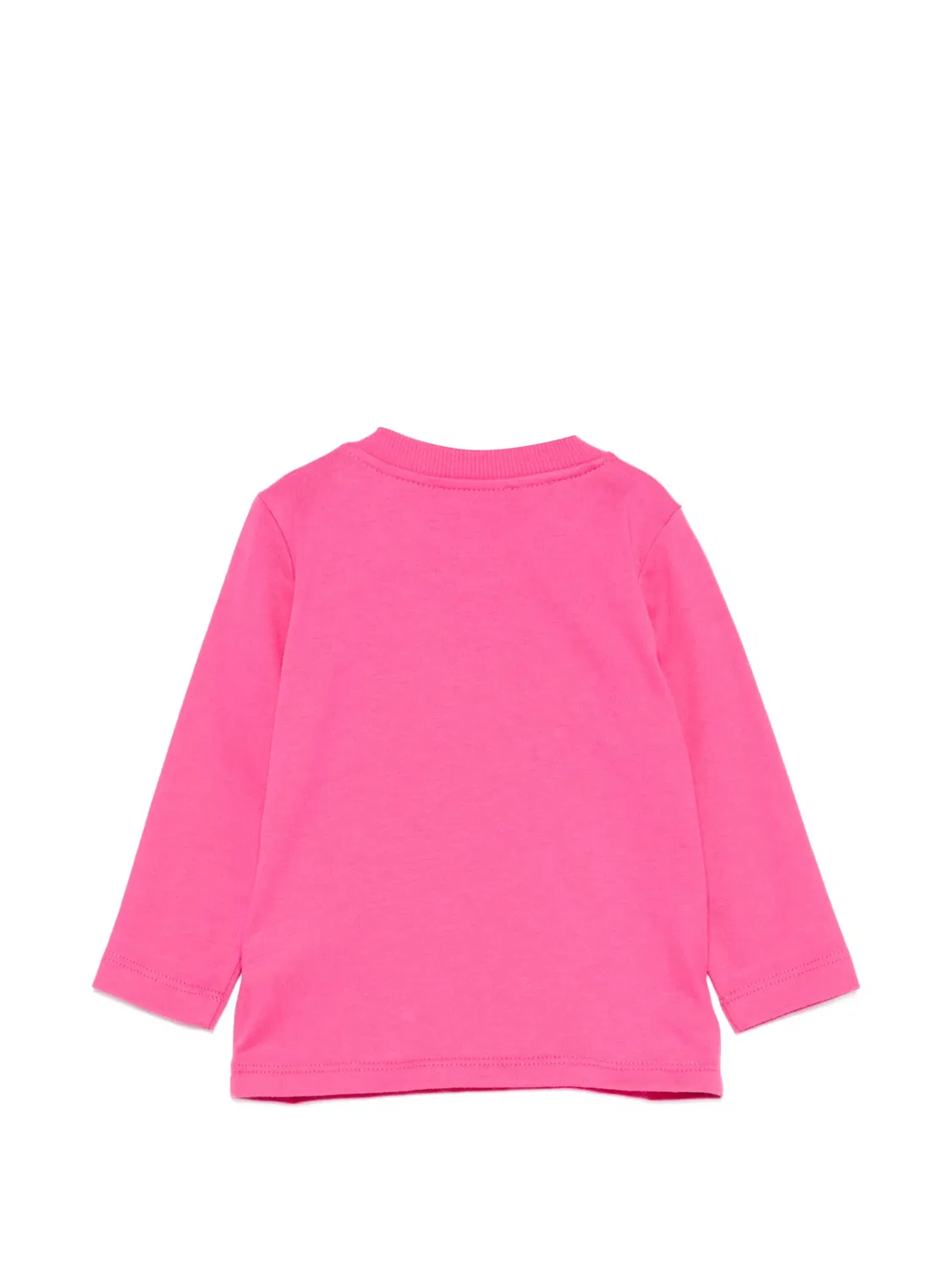 Футболка Teddy Bear с длинными рукавами Moschino Kids, розовый — фото 2