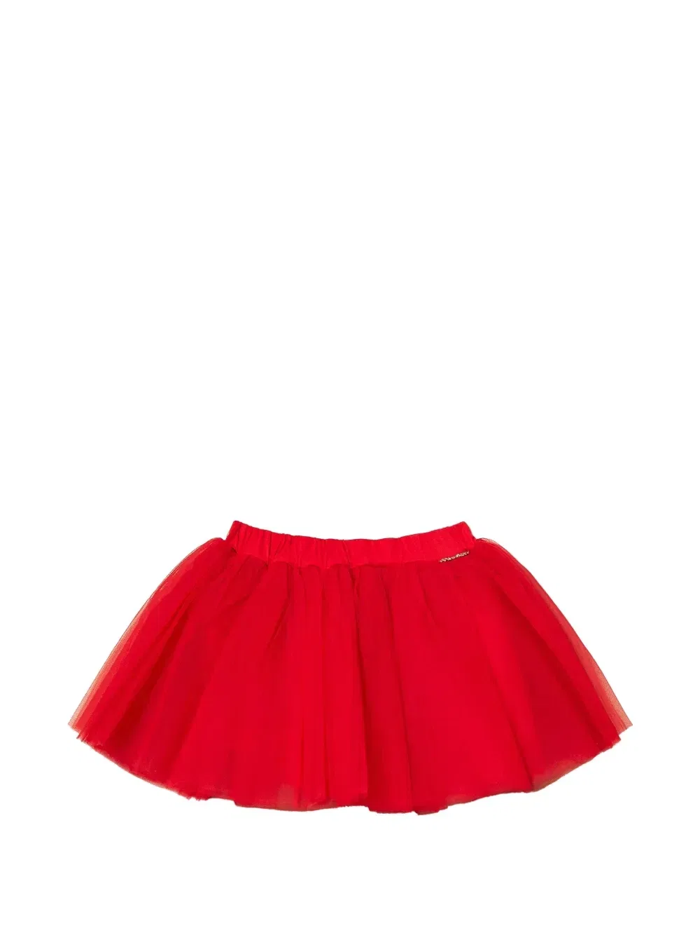 Короткая юбка из тюля Twinset Kids, красный