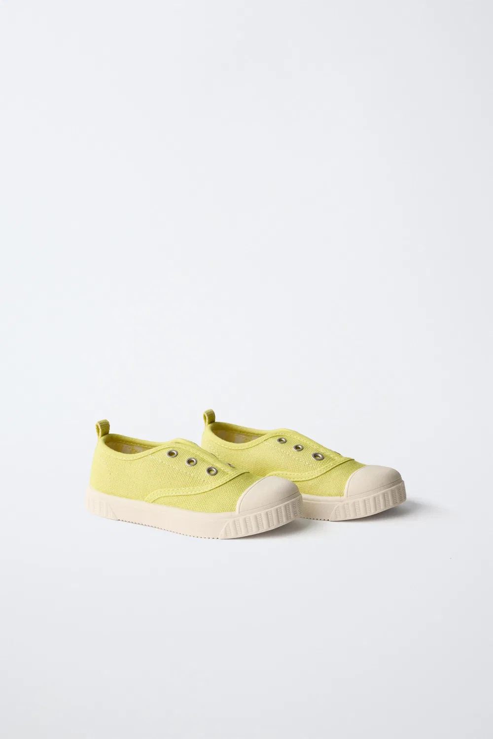 ТКАНЕВЫЕ КРОССОВКИ ZARA, Yellow — фото 3