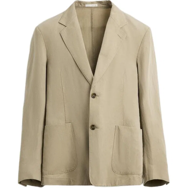 Мужской деловой костюм с лацканами-вырезом Beige ZARA, Beige