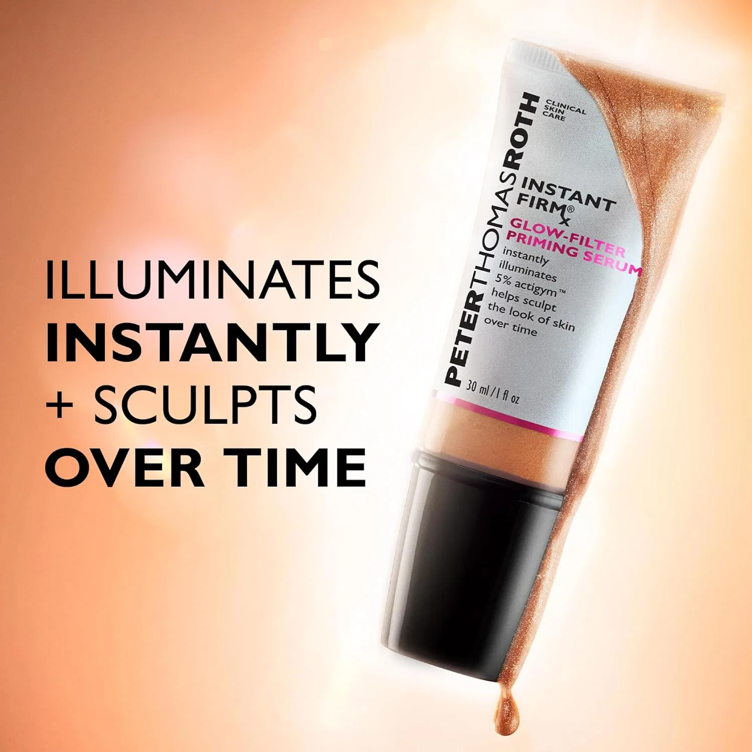 Сыворотка-праймер сияющая Instant FIRMx Glow-Filter, Peter Thomas Roth, 30 мл, Klar — фото 4