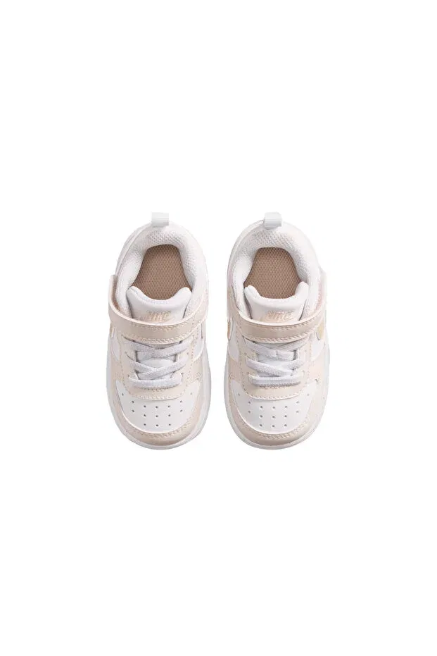Детские спортивные туфли для девочек с принтом Nike, Cream Gold — фото 4
