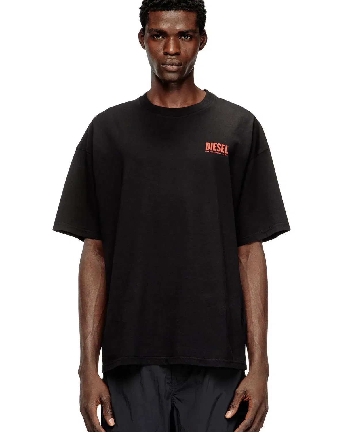 Мужская футболка с принтом Diesel Biscotto Diesel, Negro