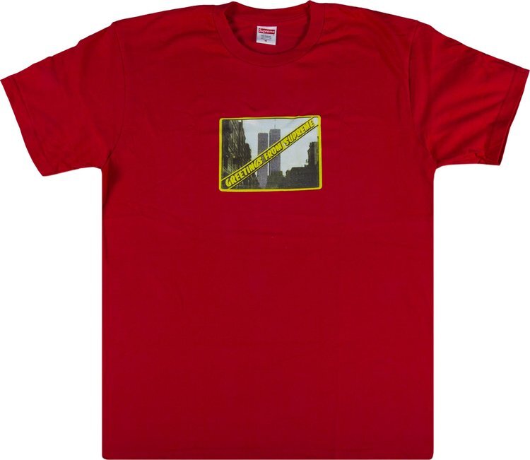 

Футболка Supreme Greetings From NY T-Shirt 'Red', красный