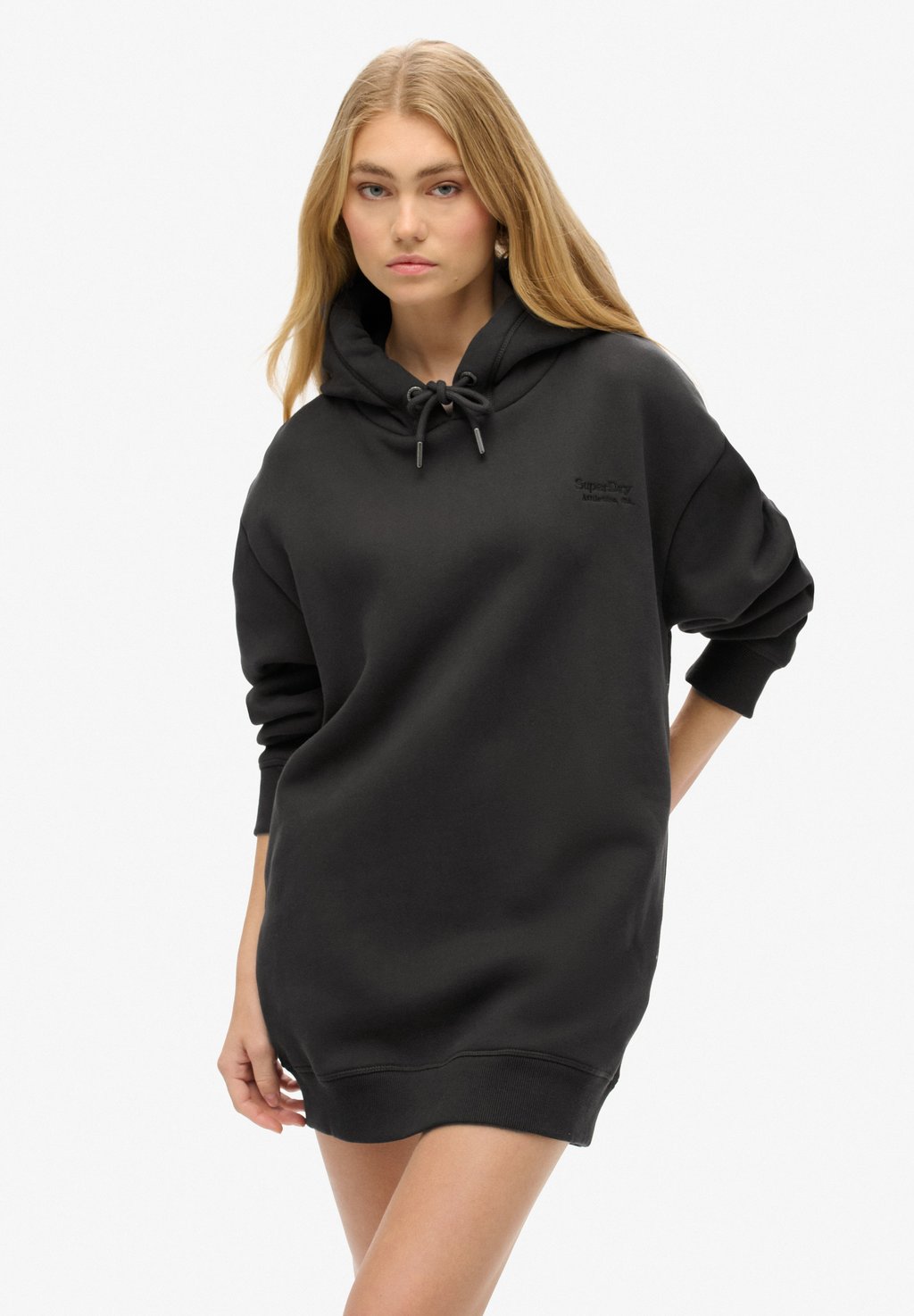 

Повседневное платье ESSENTIAL HOODIE Superdry, коричневый