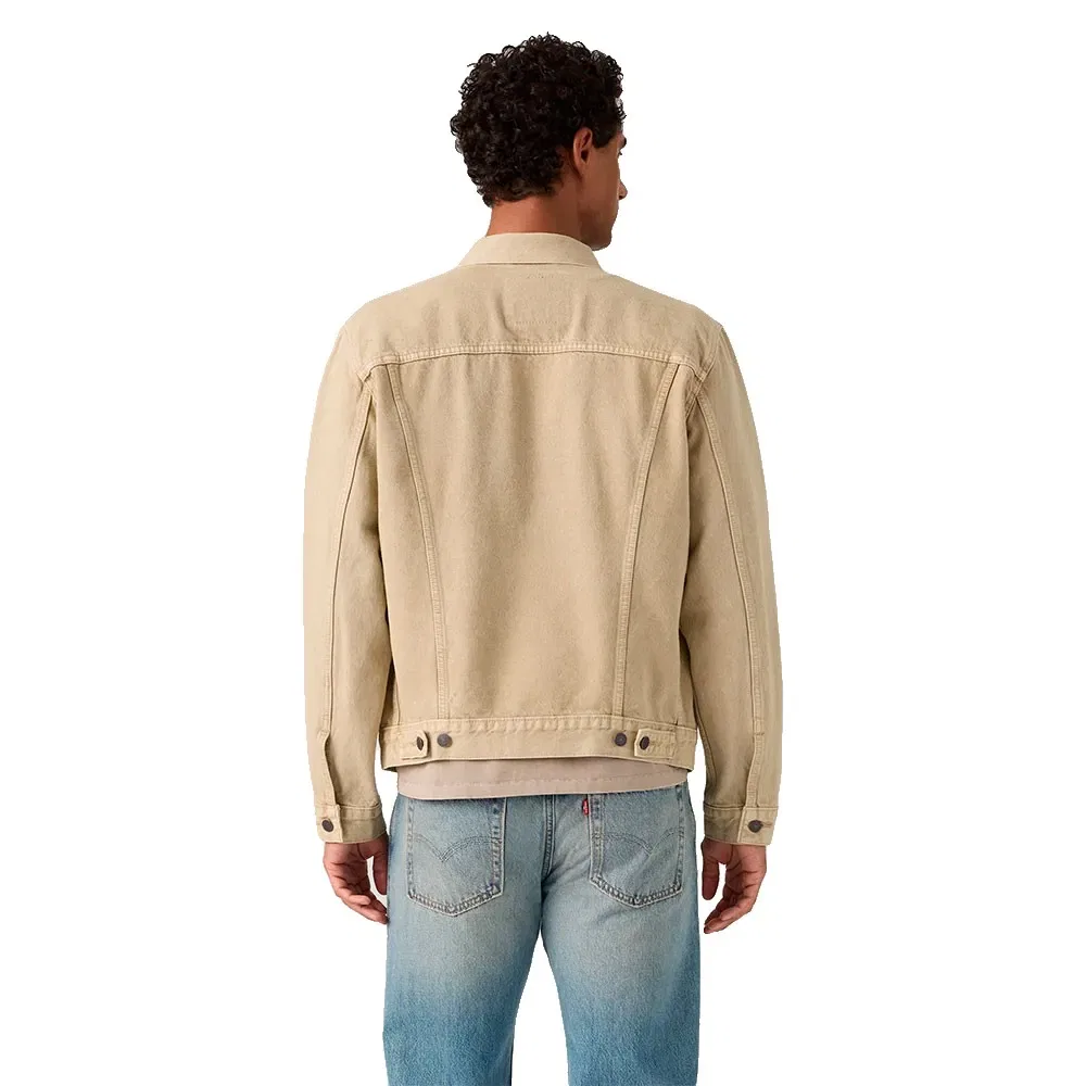 Мужская джинсовая куртка Levi's 72334, Beige — фото 2