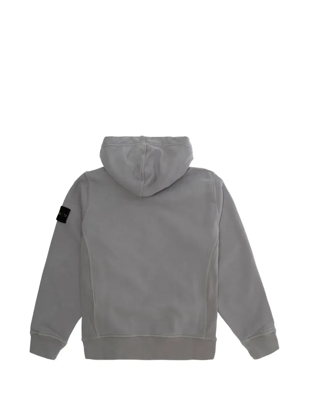 Толстовка на молнии с нашивкой-логотипом Stone Island Junior, серый — фото 2