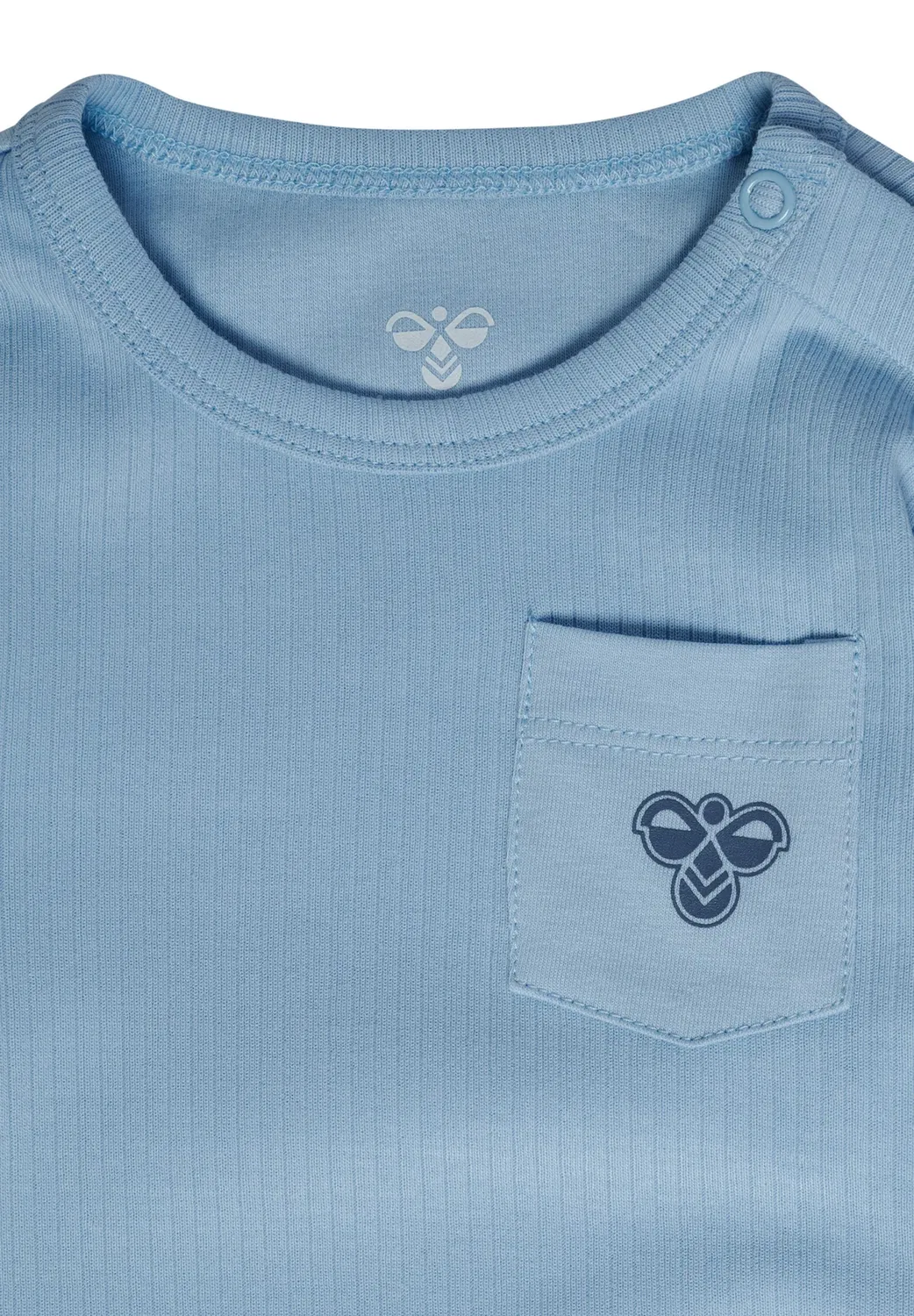 Hmlmini карманный боди с длинными рукавами, унисекс - боди Hummel, Skyway — фото 3
