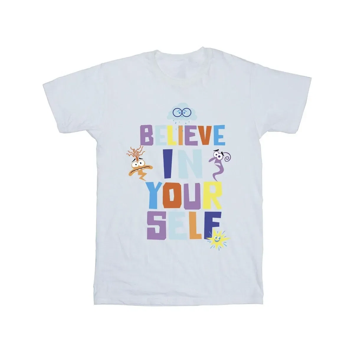 Футболка из хлопка Believe in yourself Inside Out, White