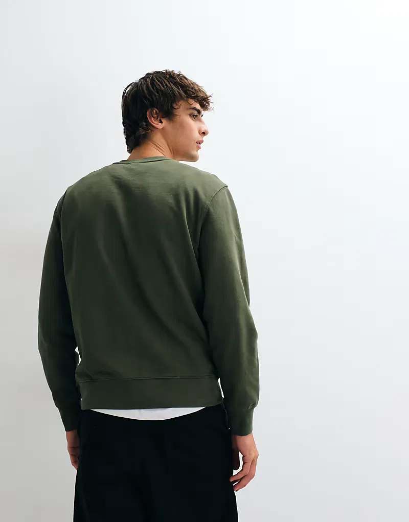 Свитшот original hallmark с логотипом Levi's, темно-оливковый — фото 4