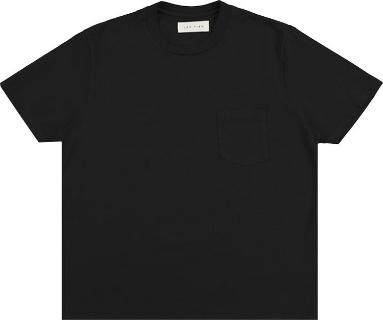 

Футболка Les Tien Classic Pocket Tee 'Jet Black', черный