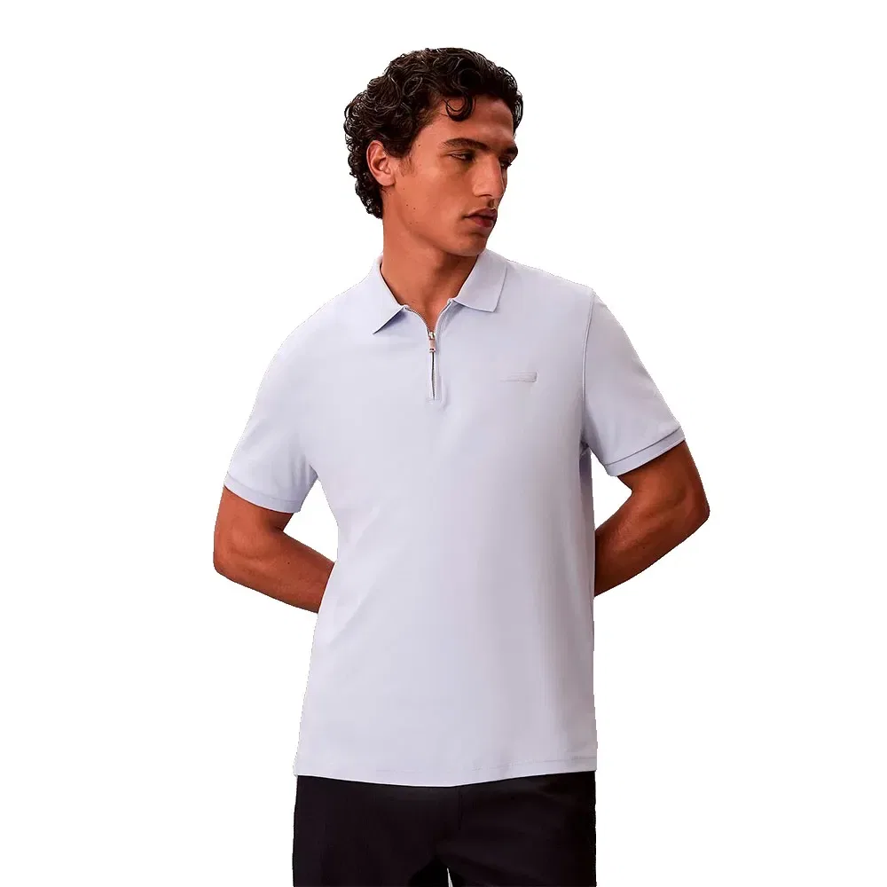 Мужское поло с коротким рукавом Calvin klein, White