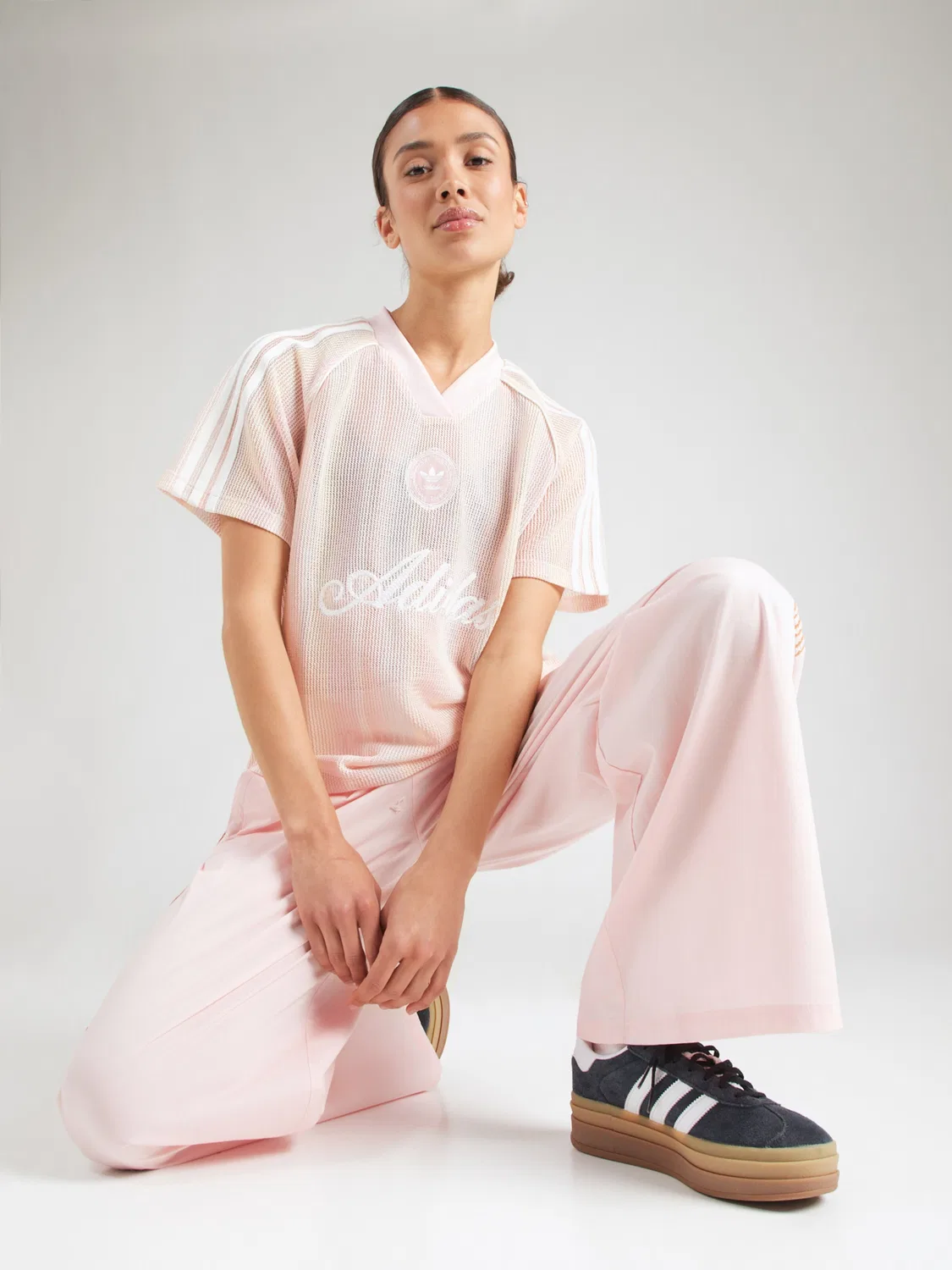 Футболка Adidas Originals Summer Glow в розовом цвете — фото 3