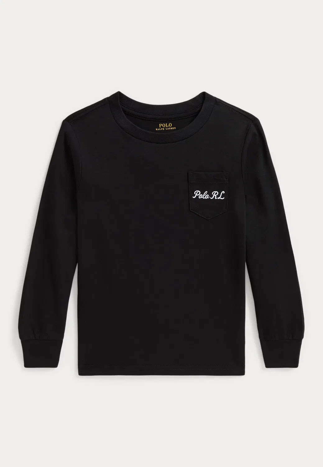 Хлопковая футболка с длинными рукавами Polo Bear, размер 2-6 лет - толстовка Polo Ralph Lauren, Black