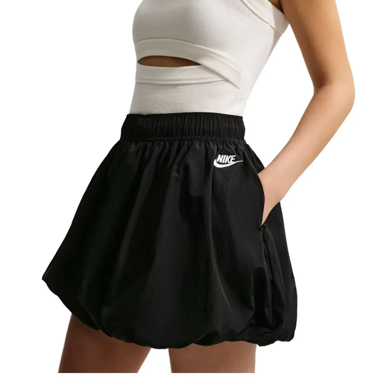 Женская юбка Sportswear Loose Bubble Skirt 'Black' Nike, черный