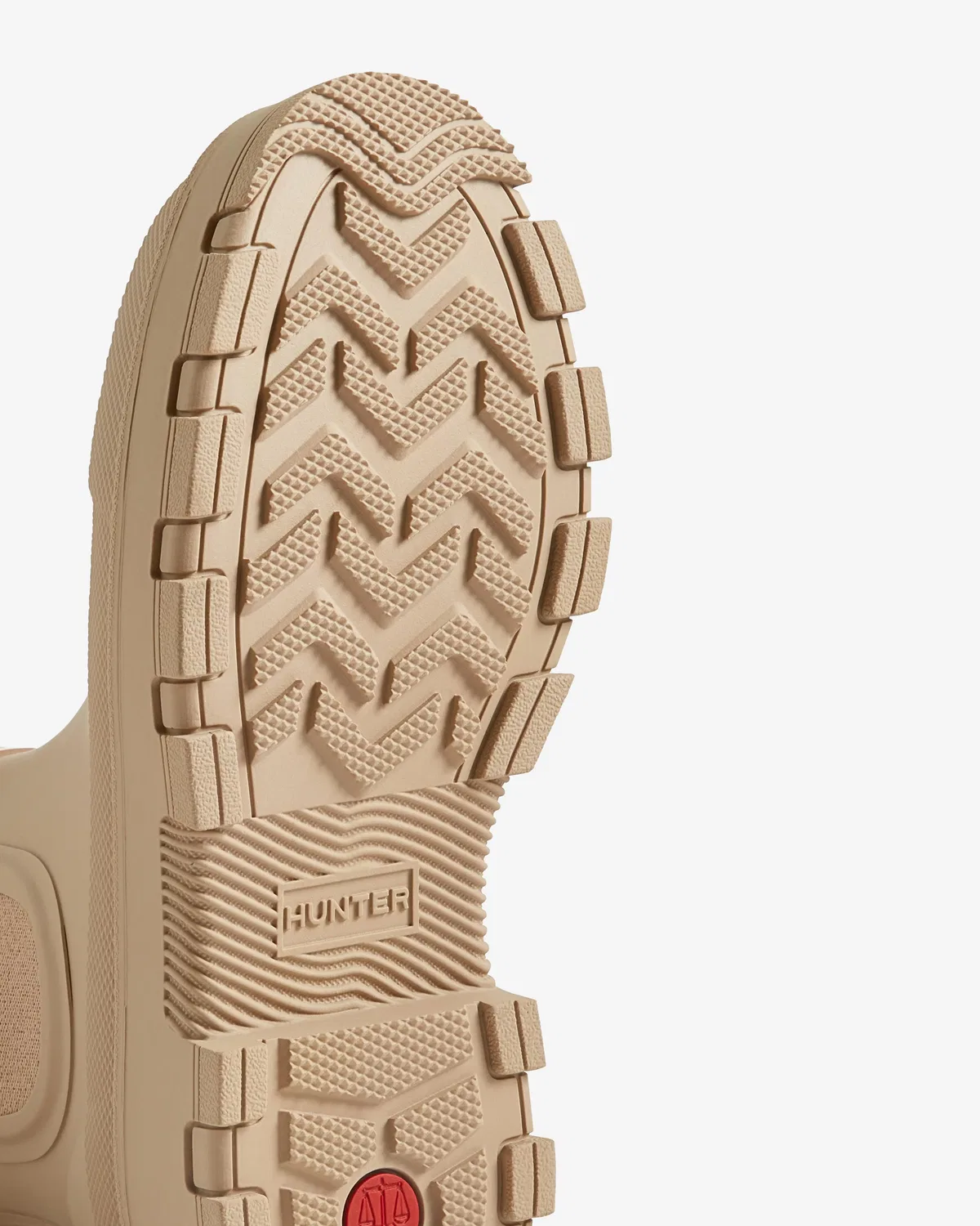 Детские резиновые сапоги с эластичными вставками Hunter, Beige — фото 4